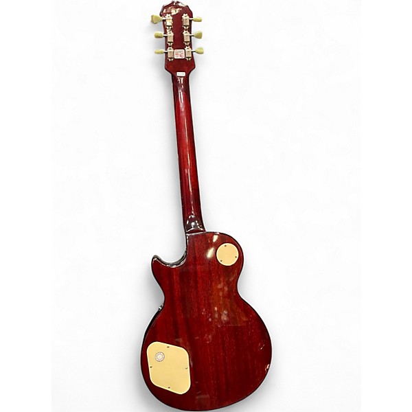 Used 2002 Epiphone MIK Les Paul Standard Cherry Sunburst Solid Body Electric Guitar