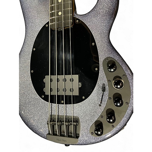 Used Ernie Ball Music Man Dark Ray 4 String Starry Night Electric Bass Guitar
