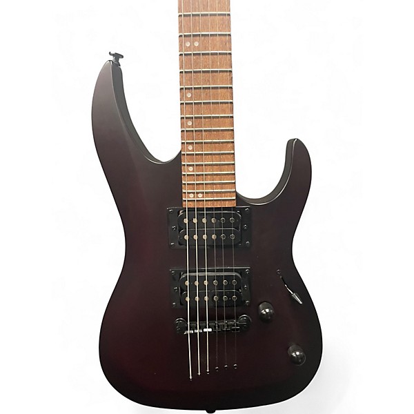 Used Mitchell MM100 Burgundy Solid Body Electric Guitar