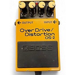 Used BOSS OS2 Overdrive Distortion Effect Pedal