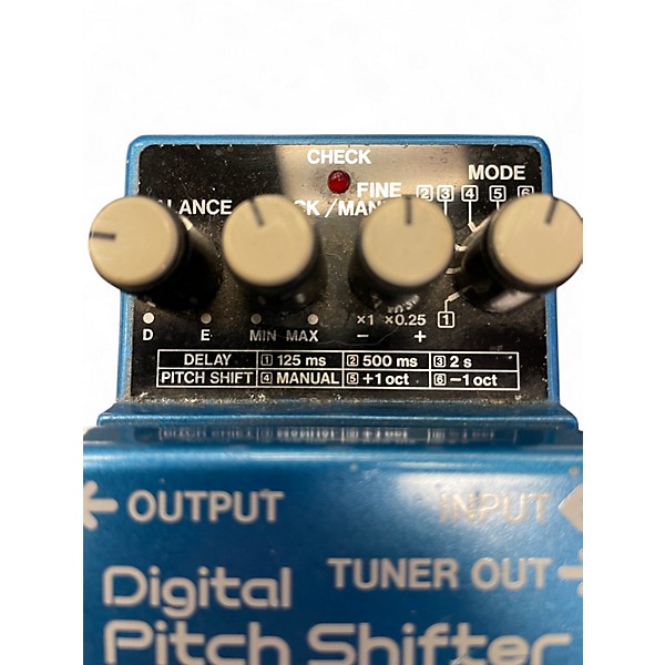 Used BOSS PS2 Digital Pitch Shifter Effect Pedal