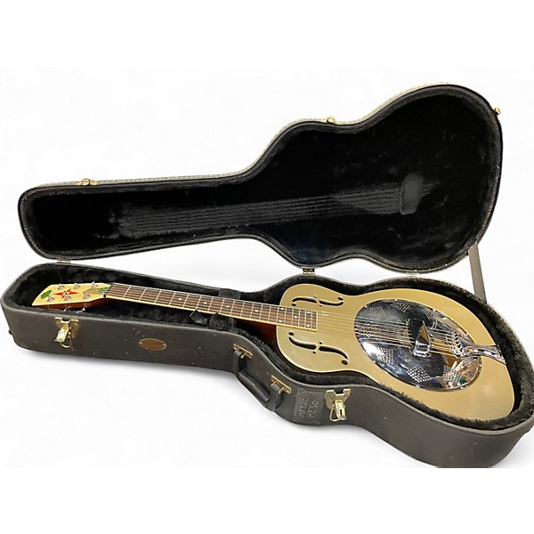 Used Regal RC-2 Duolian GRAY/GREEN Resonator Guitar