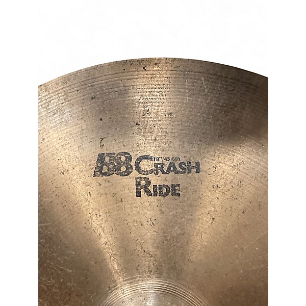 Used SABIAN 18in B8 Crash Ride Cymbal