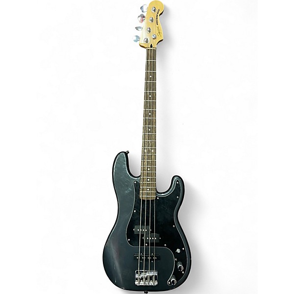 Used Squier Precision Bass Gunmetal Gray Electric Bass Guitar