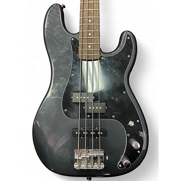 Used Squier Precision Bass Gunmetal Gray Electric Bass Guitar