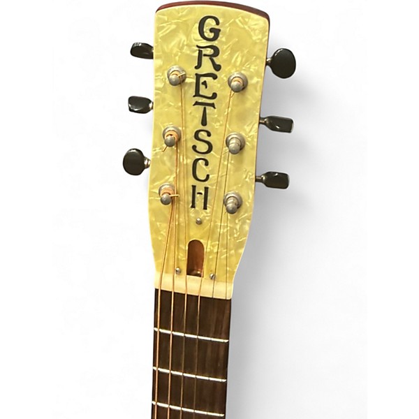Used Gretsch Guitars G9200 Boxcar Round Neck Antique Natural Resonator Guitar