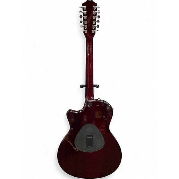 Used Taylor T5S-12 Trans Red 12 String Acoustic Electric Guitar