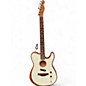 Used Fender Acoustasonic Player Telecaster Arctic White Acoustic Electric Guitar thumbnail