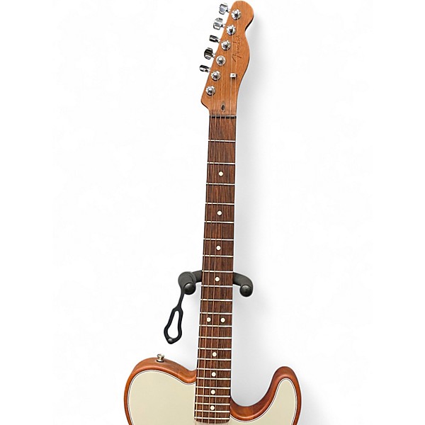 Used Fender Acoustasonic Player Telecaster Arctic White Acoustic Electric Guitar