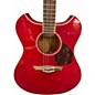 Used Wechter 02980 Red Acoustic Electric Guitar
