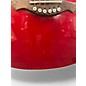 Used Wechter 02980 Red Acoustic Electric Guitar
