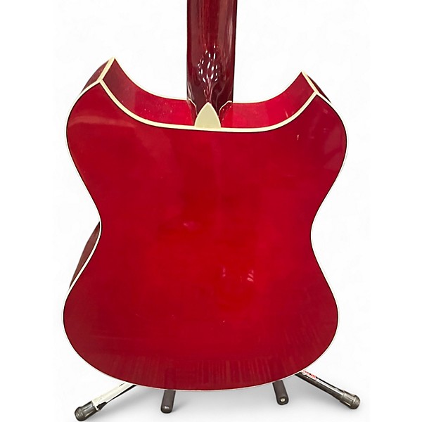 Used Wechter 02980 Red Acoustic Electric Guitar