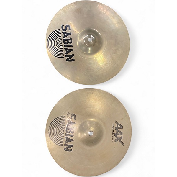 Used SABIAN 14in AAX Stage Hi Hat Pair Cymbal