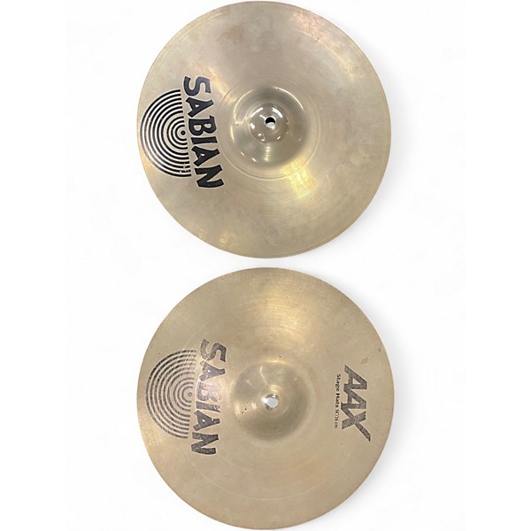 Used SABIAN 14in AAX Stage Hi Hat Pair Cymbal