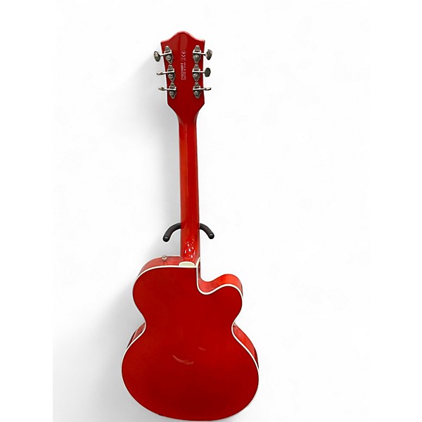 Used Gretsch Guitars G5420T Electromatic Left Handed Orange Hollow Body Electric Guitar