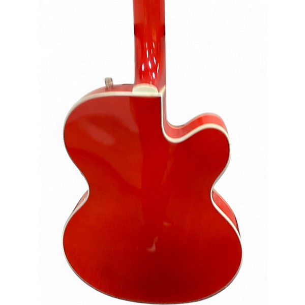 Used Gretsch Guitars G5420T Electromatic Left Handed Orange Hollow Body Electric Guitar