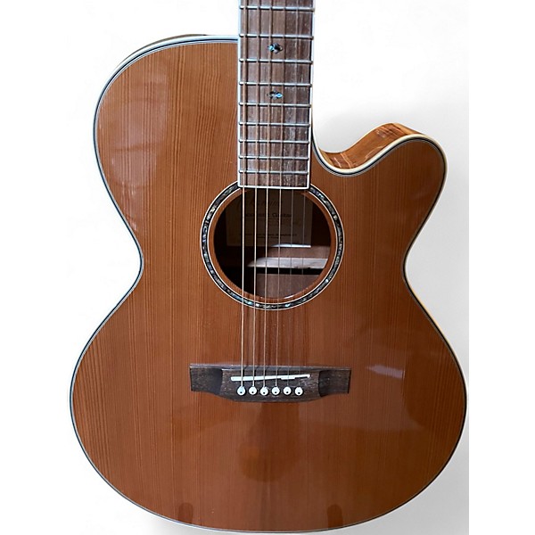 Used Takamine EG544SC4C Natural Acoustic Electric Guitar