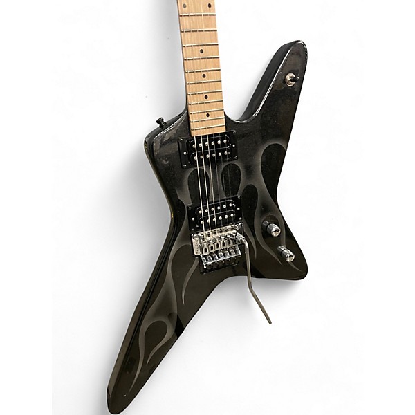 Used Kramer TRACII GUNS GUNSTARVOYAGER BLACK GHOST FLAMES  Solid Body Electric Guitar