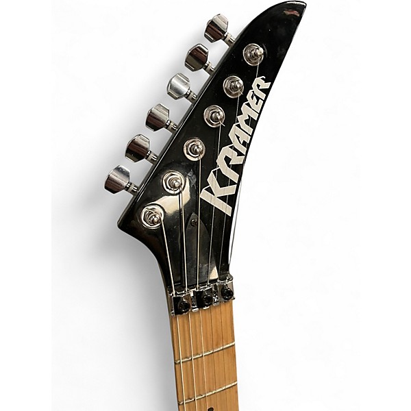 Used Kramer TRACII GUNS GUNSTARVOYAGER BLACK GHOST FLAMES  Solid Body Electric Guitar