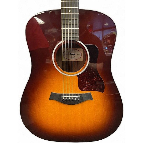 Used Taylor 210CE DLX Sunburst Acoustic Electric Guitar