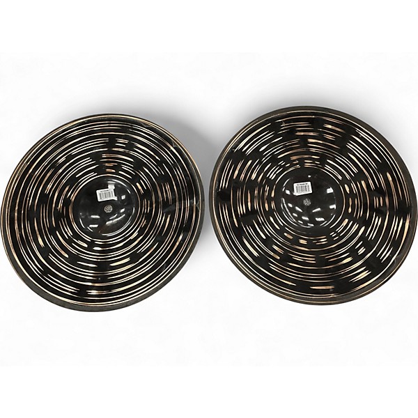 Used MEINL 14in CC14DAH Dark Hi Hat Pair Cymbal