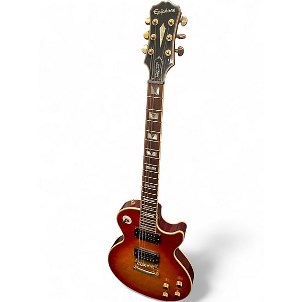 Used Epiphone Les Paul Custom GX Prophecy 2 Color Sunburst Solid Body Electric Guitar