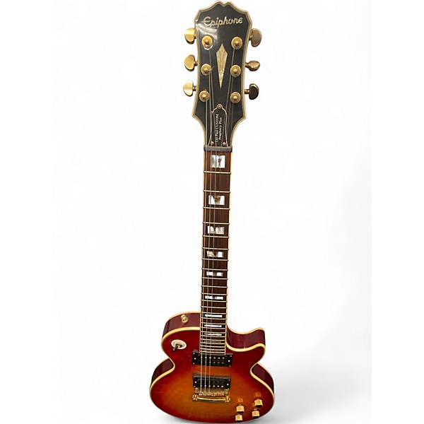 Used Epiphone Les Paul Custom GX Prophecy 2 Color Sunburst Solid Body Electric Guitar