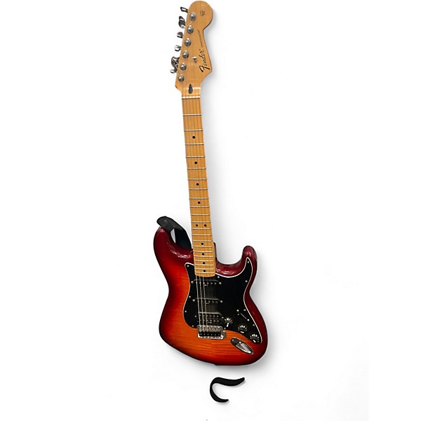 Used Fender STD STRAT HSS PLUS TOP MN ACB burst Solid Body Electric Guitar