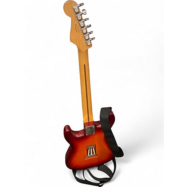 Used Fender STD STRAT HSS PLUS TOP MN ACB burst Solid Body Electric Guitar