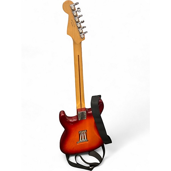 Used Fender STD STRAT HSS PLUS TOP MN ACB burst Solid Body Electric Guitar