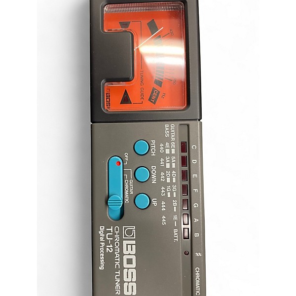 Used BOSS TU12 Chromatic Tuner