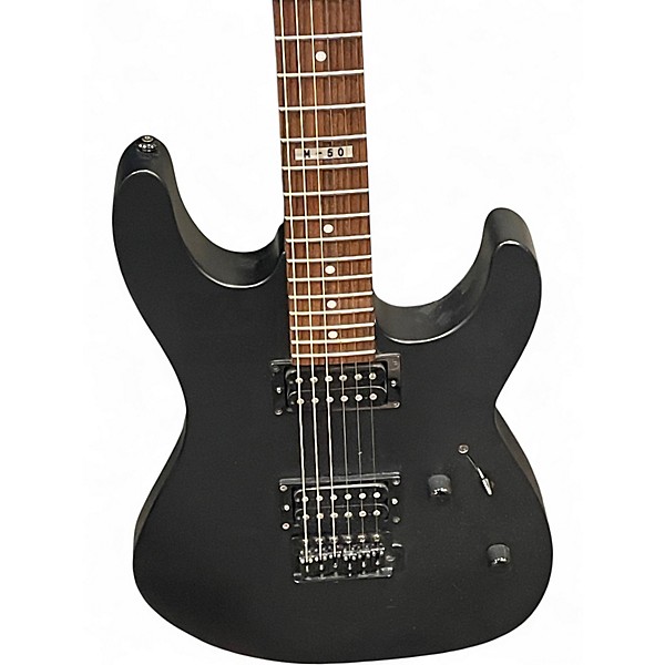 Used ESP LTD M50 Satin Black Solid Body Electric Guitar