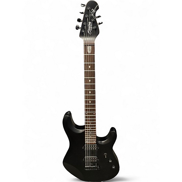 Used Sterling by Music Man JP50 John Petrucci Signature Satin Black Solid Body Electric Guitar