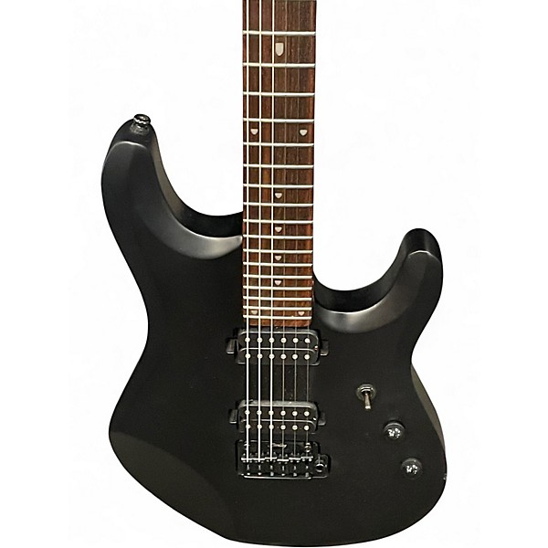 Used Sterling by Music Man JP50 John Petrucci Signature Satin Black Solid Body Electric Guitar