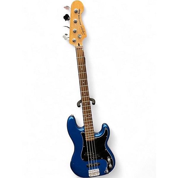 Used Squier Precision Bass Blue Electric Bass Guitar
