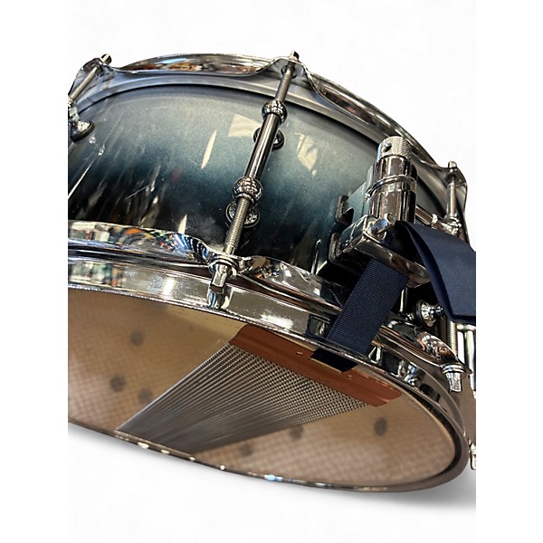 Used SPL 14in 468 SNARE Blue to Black Fade Drum