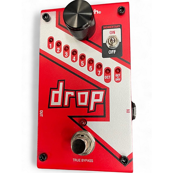 Used DigiTech The Drop Polyphonic Drop Tune Pitch-Shifter Effect Pedal