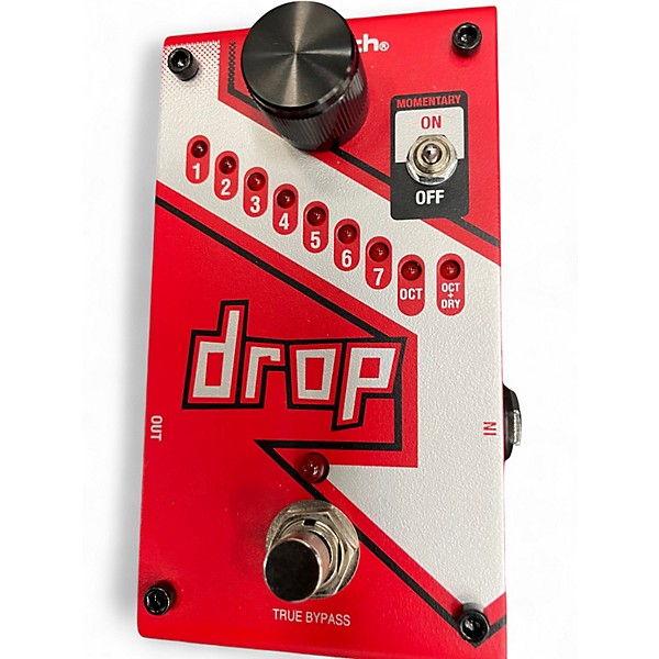 Used DigiTech The Drop Polyphonic Drop Tune Pitch-Shifter Effect Pedal