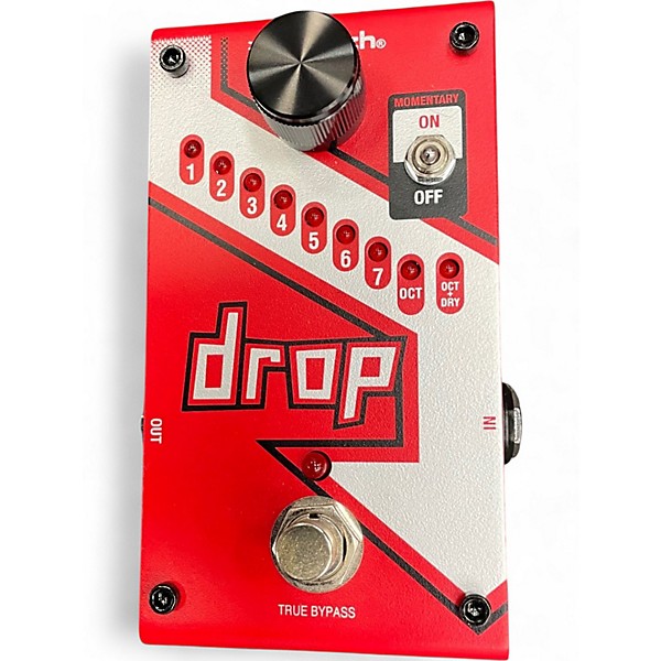 Used DigiTech The Drop Polyphonic Drop Tune Pitch-Shifter Effect Pedal