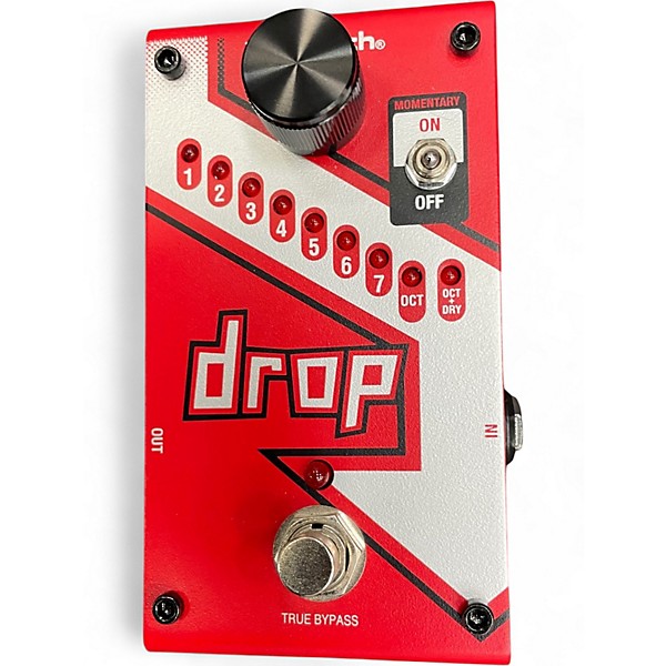 Used DigiTech The Drop Polyphonic Drop Tune Pitch-Shifter Effect Pedal