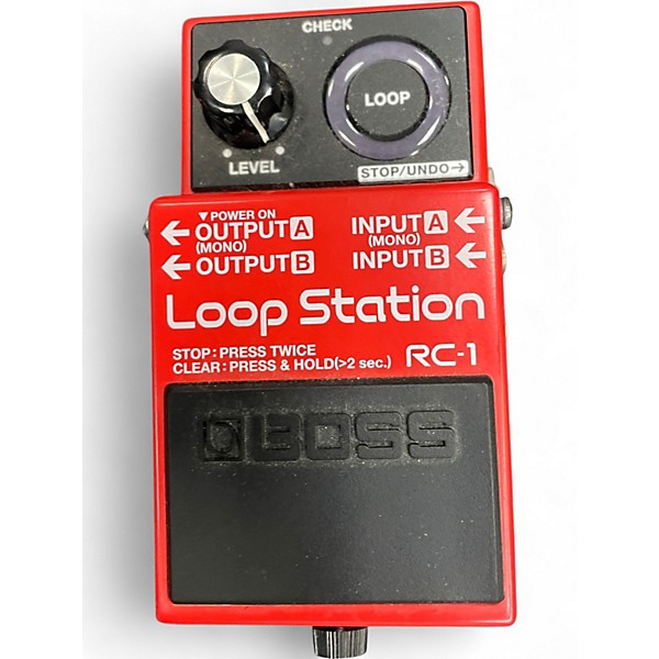 Used BOSS RC1 Loop Station Pedal