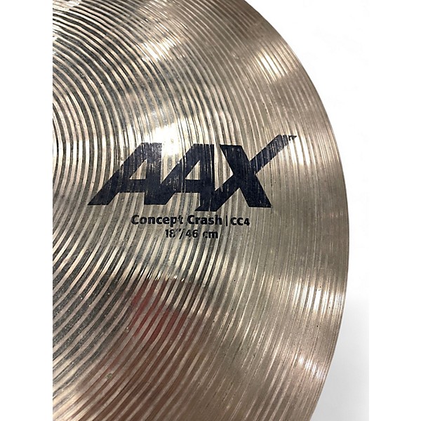 Used SABIAN 18in AAX Concept Crash Cymbal