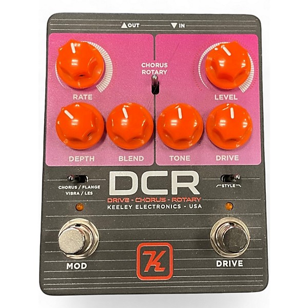 Used Keeley DCR Drive/Chorus/Rotary Effect Pedal