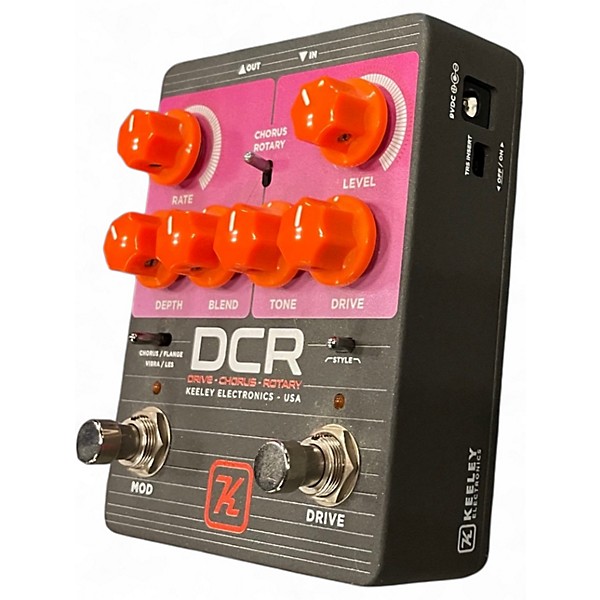 Used Keeley DCR Drive/Chorus/Rotary Effect Pedal