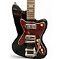 Used Silvertone 1478 Black Solid Body Electric Guitar