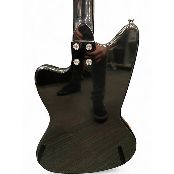 Used Silvertone 1478 Black Solid Body Electric Guitar