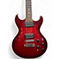 Vintage 1980s Fender FLAME ELITE Red Solid Body Electric Guitar