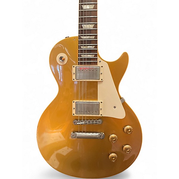 Used 2005 Gibson LPR7 1957 Les Paul Reissue VOS Gold Top Solid Body Electric Guitar