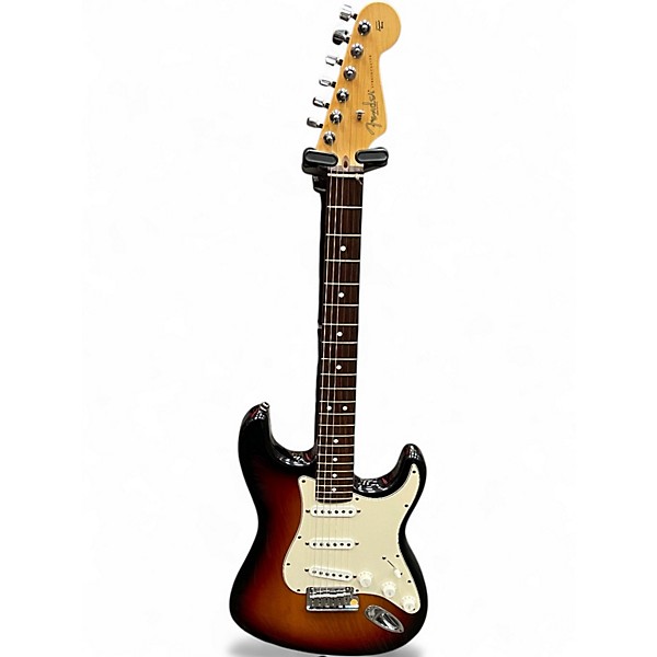Used Fender AMERICAN STRATOCASTER 3 Color Sunburst Solid Body Electric Guitar