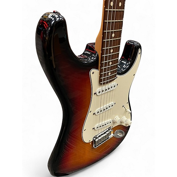 Used Fender AMERICAN STRATOCASTER 3 Color Sunburst Solid Body Electric Guitar